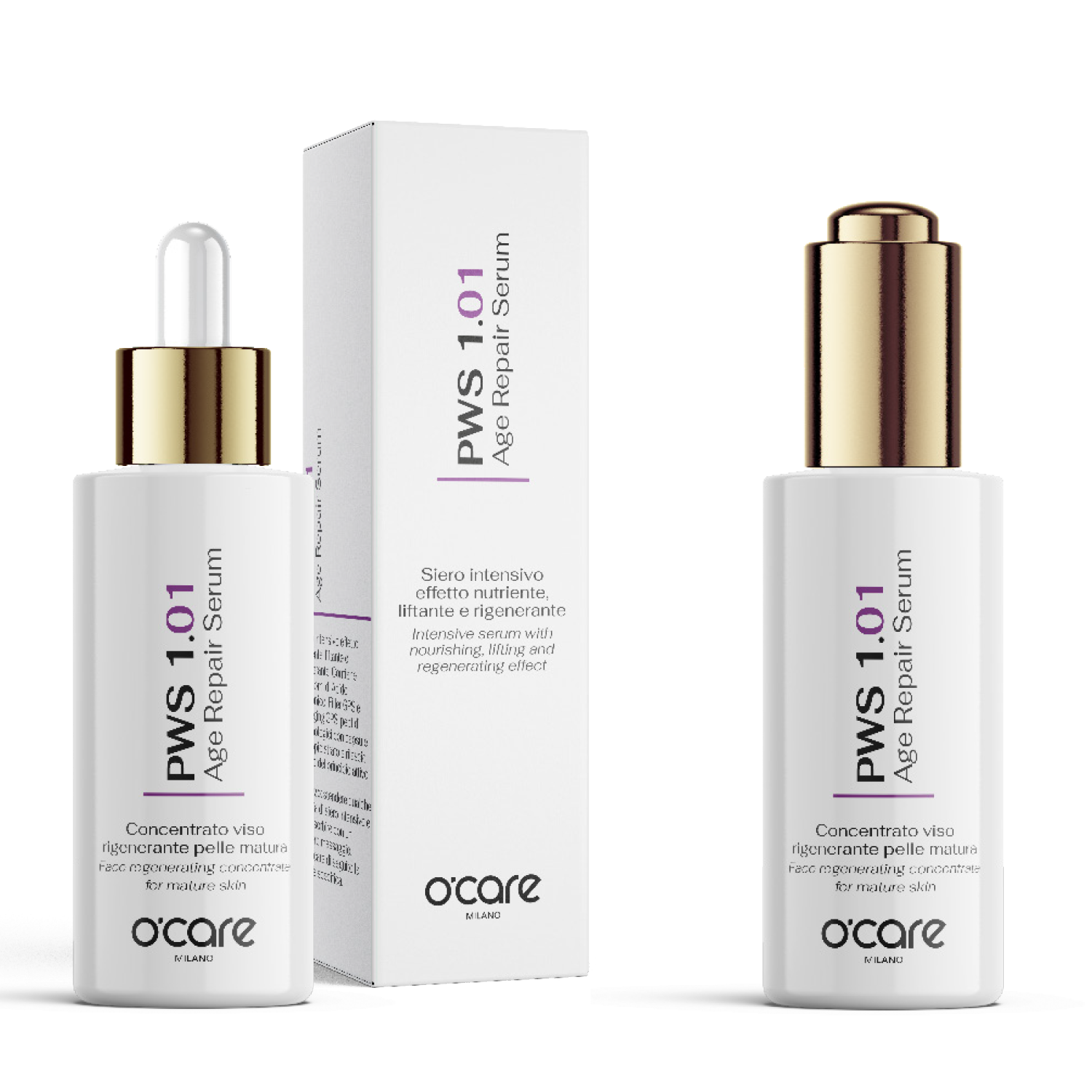 PWS 1.01 Age Repair Serum - Concentrato viso rigenerante pelle matura