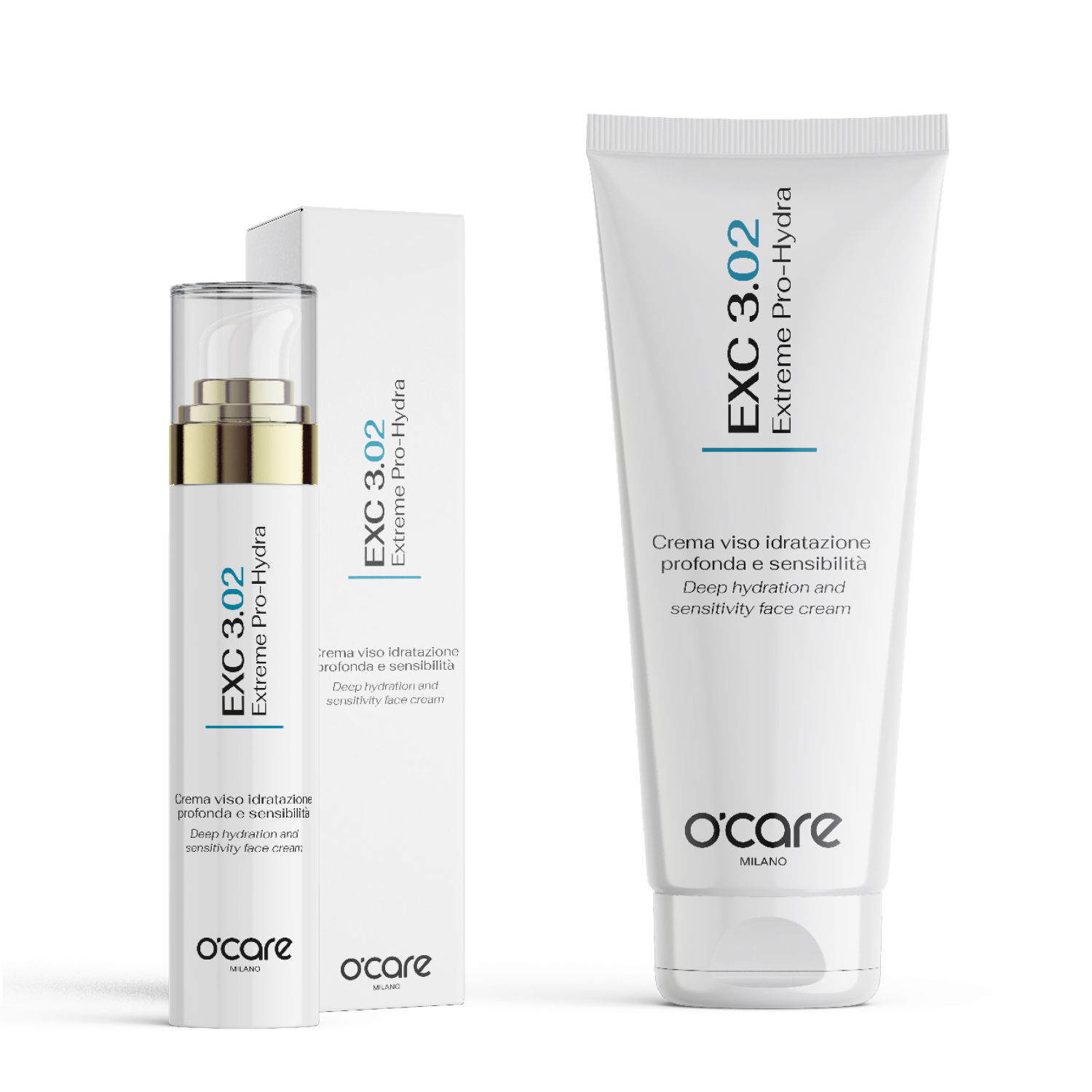EXC 3.02 Extreme Pro-Hydra - Crema viso, idratazione profonda e sensibilità