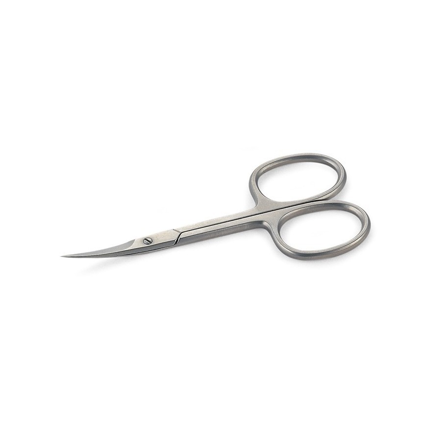 Forbice pellicine curva super inox satinata cm.9